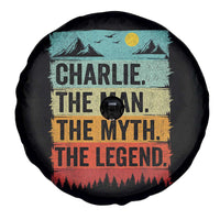 Charlie The Man The Myth The Legend Spare Tire Cover Retro Vintage - Wonder Print Shop