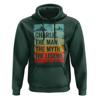 Charlie The Man The Myth The Legend Hoodie Retro Vintage - Wonder Print Shop