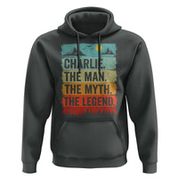 Charlie The Man The Myth The Legend Hoodie Retro Vintage - Wonder Print Shop