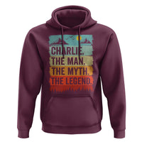 Charlie The Man The Myth The Legend Hoodie Retro Vintage - Wonder Print Shop
