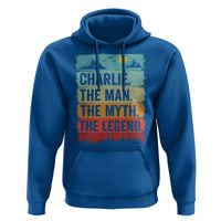 Charlie The Man The Myth The Legend Hoodie Retro Vintage - Wonder Print Shop