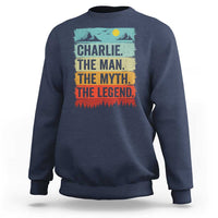 Charlie The Man The Myth The Legend Sweatshirt Retro Vintage - Wonder Print Shop