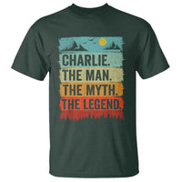 Charlie The Man The Myth The Legend T Shirt Retro Vintage - Wonder Print Shop