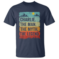 Charlie The Man The Myth The Legend T Shirt Retro Vintage - Wonder Print Shop