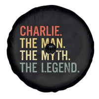 Retro Charlie The Man The Myth The Legend Spare Tire Cover - Wonder Print Shop