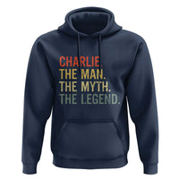 Retro Charlie The Man The Myth The Legend Hoodie - Wonder Print Shop