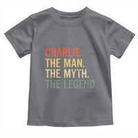 Retro Charlie The Man The Myth The Legend Toddler T Shirt - Wonder Print Shop