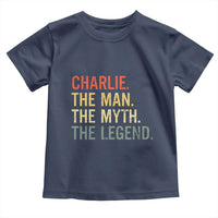 Retro Charlie The Man The Myth The Legend Toddler T Shirt - Wonder Print Shop