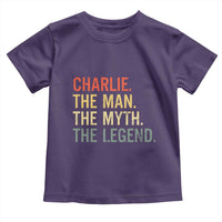 Retro Charlie The Man The Myth The Legend Toddler T Shirt - Wonder Print Shop