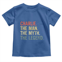Retro Charlie The Man The Myth The Legend Toddler T Shirt - Wonder Print Shop