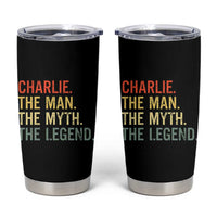 Retro Charlie The Man The Myth The Legend Tumbler Cup - Wonder Print Shop