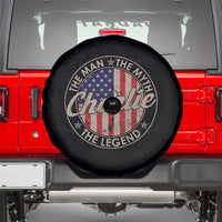 Charlie The Man The Myth The Legend Spare Tire Cover Retro Vintage American Flag - Wonder Print Shop