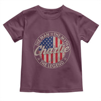 Charlie The Man The Myth The Legend Toddler T Shirt Retro Vintage American Flag - Wonder Print Shop