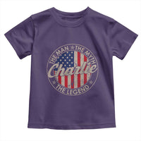 Charlie The Man The Myth The Legend Toddler T Shirt Retro Vintage American Flag - Wonder Print Shop