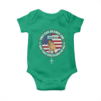 Charlie Kirk Memorial Baby Onesie Retro American Flag - Wonder Print Shop