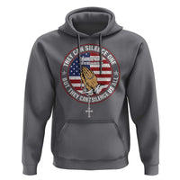 Charlie Kirk Memorial Hoodie Retro American Flag - Wonder Print Shop
