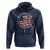 Charlie Kirk Memorial Hoodie Retro American Flag - Wonder Print Shop