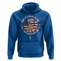 Charlie Kirk Memorial Hoodie Retro American Flag - Wonder Print Shop