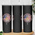 Charlie Kirk Memorial Skinny Tumbler Retro American Flag - Wonder Print Shop