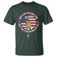 Charlie Kirk Memorial T Shirt Retro American Flag - Wonder Print Shop