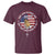 Charlie Kirk Memorial T Shirt Retro American Flag - Wonder Print Shop