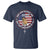Charlie Kirk Memorial T Shirt Retro American Flag - Wonder Print Shop