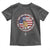 Charlie Kirk Memorial Toddler T Shirt Retro American Flag - Wonder Print Shop