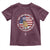 Charlie Kirk Memorial Toddler T Shirt Retro American Flag - Wonder Print Shop