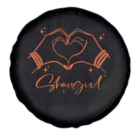 Heart Hands Showgirl Spare Tire Cover Girl Vintage 70's 80's Trendy Apparel - Wonder Print Shop