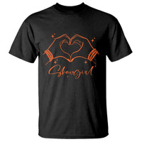 Heart Hands Showgirl T Shirt Girl Vintage 70's 80's Trendy Apparel - Wonder Print Shop