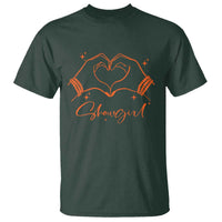 Heart Hands Showgirl T Shirt Girl Vintage 70's 80's Trendy Apparel - Wonder Print Shop