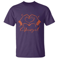 Heart Hands Showgirl T Shirt Girl Vintage 70's 80's Trendy Apparel - Wonder Print Shop