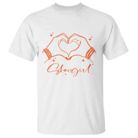 Heart Hands Showgirl T Shirt Girl Vintage 70's 80's Trendy Apparel - Wonder Print Shop