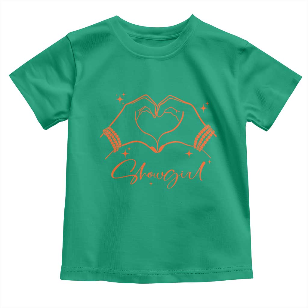Heart Hands Showgirl Toddler T Shirt Girl Vintage 70's 80's Trendy Apparel - Wonder Print Shop