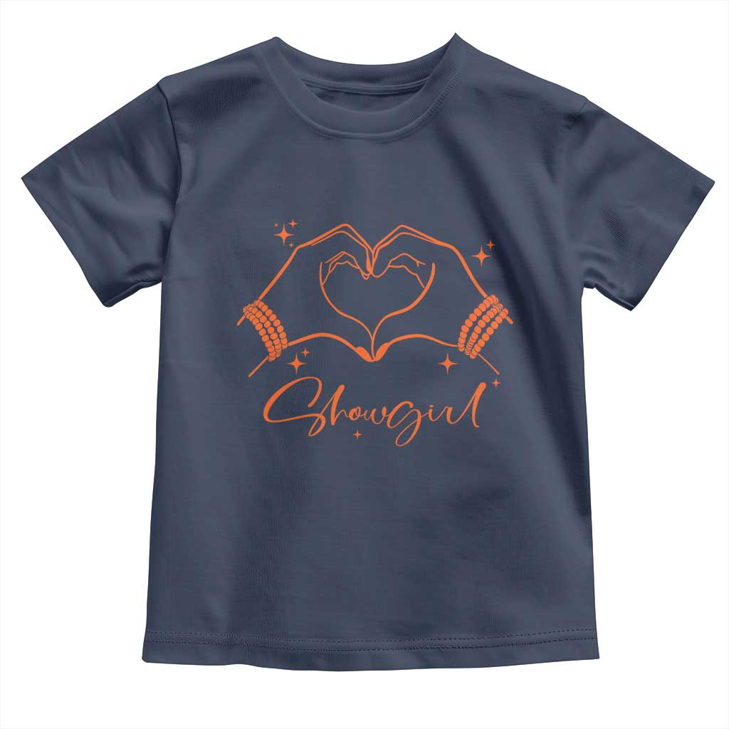 Heart Hands Showgirl Toddler T Shirt Girl Vintage 70's 80's Trendy Apparel - Wonder Print Shop