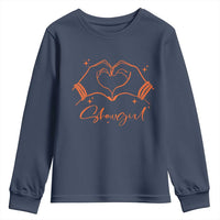 Heart Hands Showgirl Youth Sweatshirt Girl Vintage 70's 80's Trendy Apparel - Wonder Print Shop