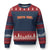 Showgirl Ugly Christmas Sweater Retro Vintage Varsity Sports Orange Text - Wonder Print Shop