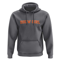 Showgirl Hoodie Retro Vintage Varsity Sports Orange Text - Wonder Print Shop