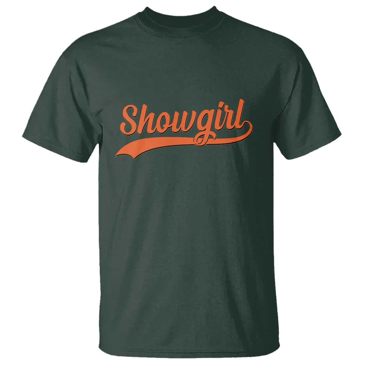Showgirl T Shirt Varsity Script Vintage Sports Jersey Style - Wonder Print Shop