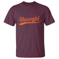 Showgirl T Shirt Varsity Script Vintage Sports Jersey Style - Wonder Print Shop
