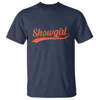 Showgirl T Shirt Varsity Script Vintage Sports Jersey Style - Wonder Print Shop