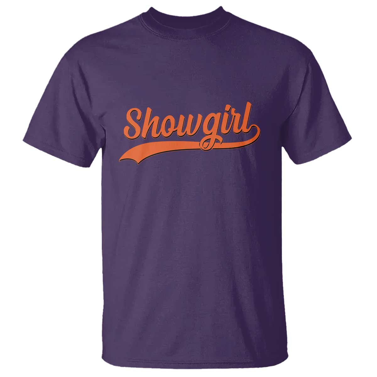 Showgirl T Shirt Varsity Script Vintage Sports Jersey Style - Wonder Print Shop