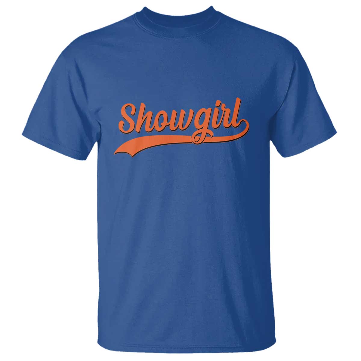 Showgirl T Shirt Varsity Script Vintage Sports Jersey Style - Wonder Print Shop