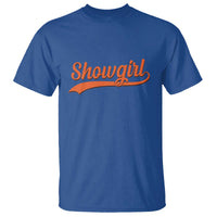 Showgirl T Shirt Varsity Script Vintage Sports Jersey Style - Wonder Print Shop