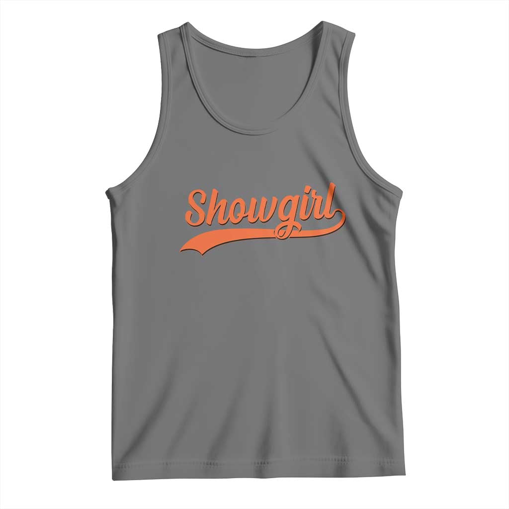 Showgirl Tank Top Varsity Script Vintage Sports Jersey Style - Wonder Print Shop