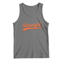 Showgirl Tank Top Varsity Script Vintage Sports Jersey Style - Wonder Print Shop