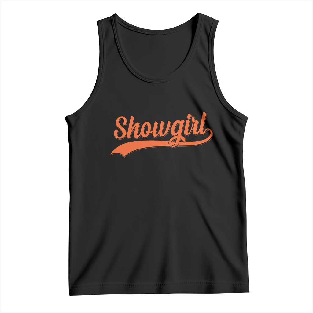Showgirl Tank Top Varsity Script Vintage Sports Jersey Style - Wonder Print Shop