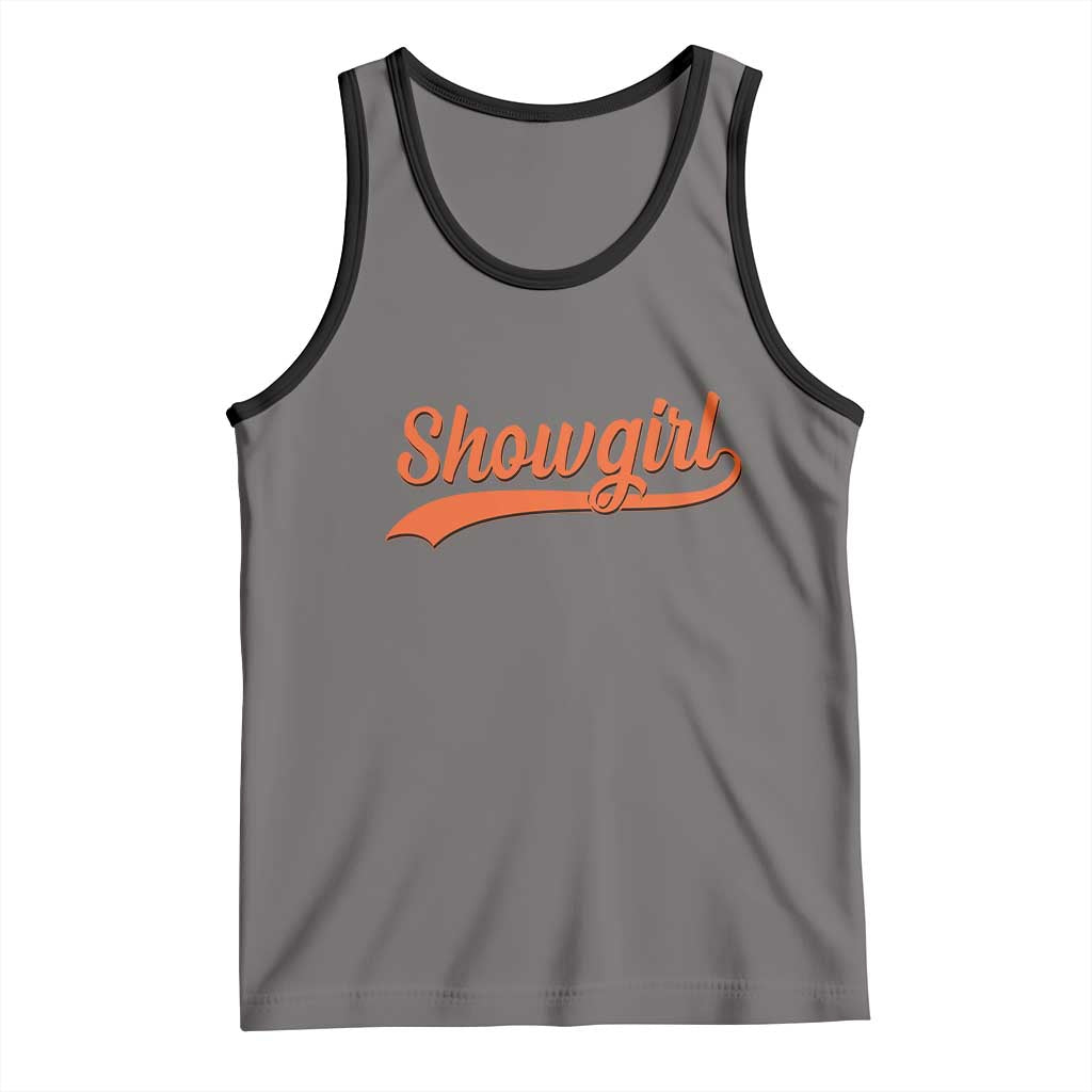 Showgirl Tank Top Varsity Script Vintage Sports Jersey Style - Wonder Print Shop