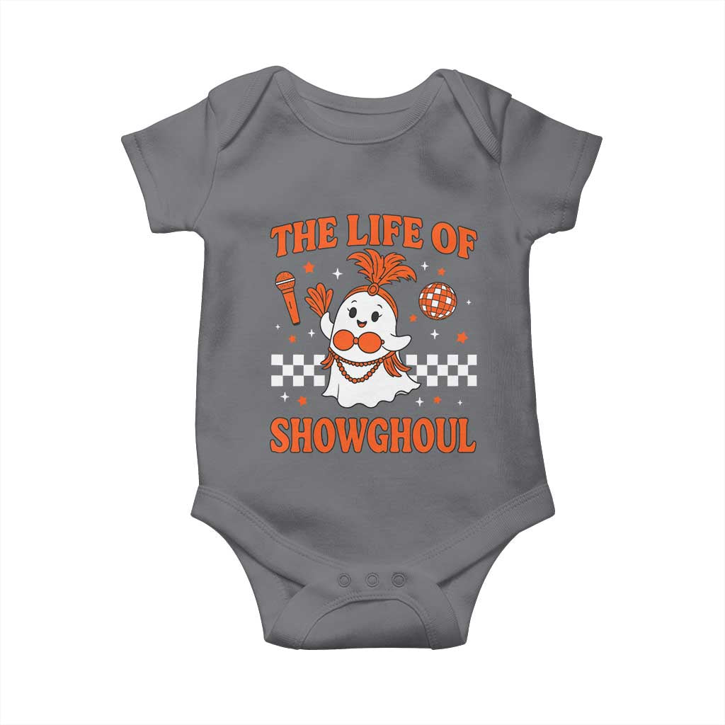 Funny Halloween Costume Showgirl Baby Onesie The Life of A Showghoul Cute Ghost - Wonder Print Shop
