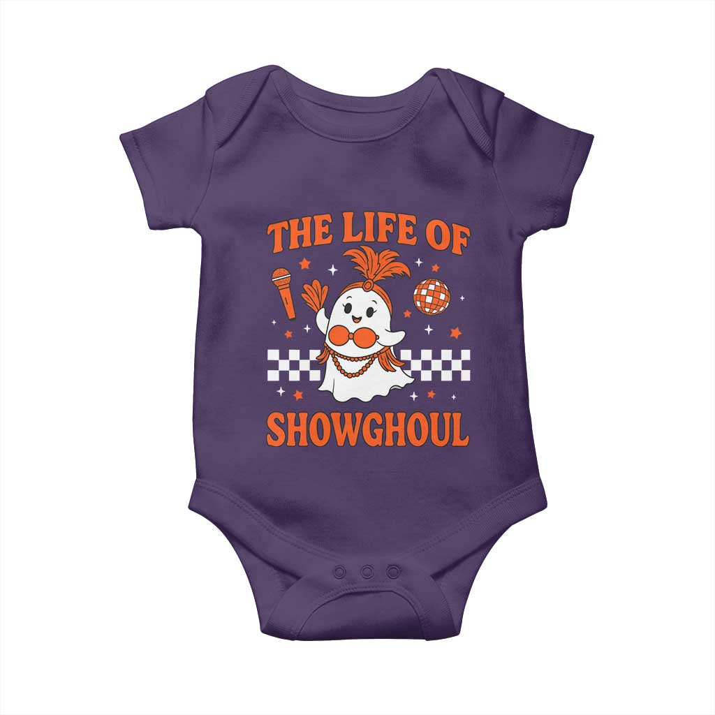 Funny Halloween Costume Showgirl Baby Onesie The Life of A Showghoul Cute Ghost - Wonder Print Shop